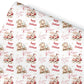 Christmas Gift Wrapping Paper,Personalised Girls or Boys Paper, Gift Wrap Teddy Bear Penguin Childrens