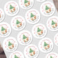 Personalised Christmas Stickers for Hot Chocolate Gift Wrap Label