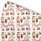 Personalised Christmas Wrapping Paper - Santa Claus Gift Wrap