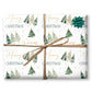 Personalised Christmas Wrapping Paper, Christmas Trees Gift Wrap