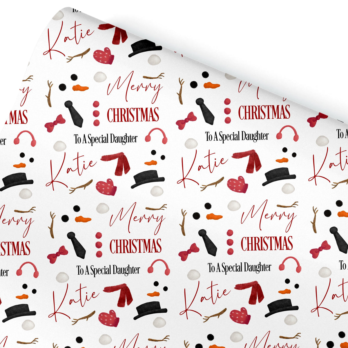 Christmas wrapping paper for children, do you wanna build a snowman
