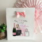 Large A4 Personalised Female Birthday Card Shopping Champagne Balloons