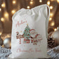personalised christmas eve treat bag for pjs hot chocolate mug

