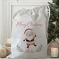 personalised christmas eve treat bag for pjs hot chocolate mug