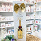 Birthday Wrapping Paper, Customer Personalised Gift Wrap Gold Champagne