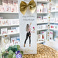 Personalised Birthday Party Banner Girl Black Jeans