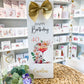 Birthday Bottle Gift Bag For Her Floral Cocktail