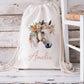 Personalised Horse Drawstring Bag