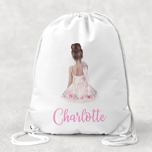 Pesonalised Girl's Ballet Bag
