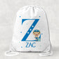 Pesonalised Girl's & Boys Swimming Bag, Drawstring Closure