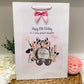 Large A4 Personalised Female Girls Birthday Card Perfume Makeup