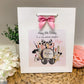 Large A4 Personalised Female Girls Birthday Card Perfume Makeup