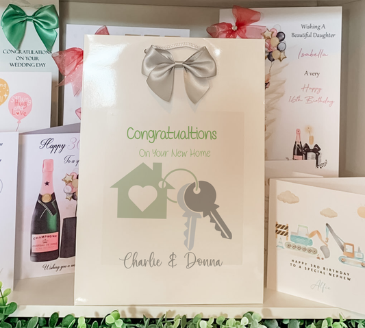 Personalised New Home Gift Bag