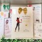 Personalised Birthday Party Banner Girl Black Jeans