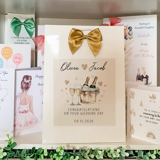 Wedding Gift Bag Congratulations Newlyweds