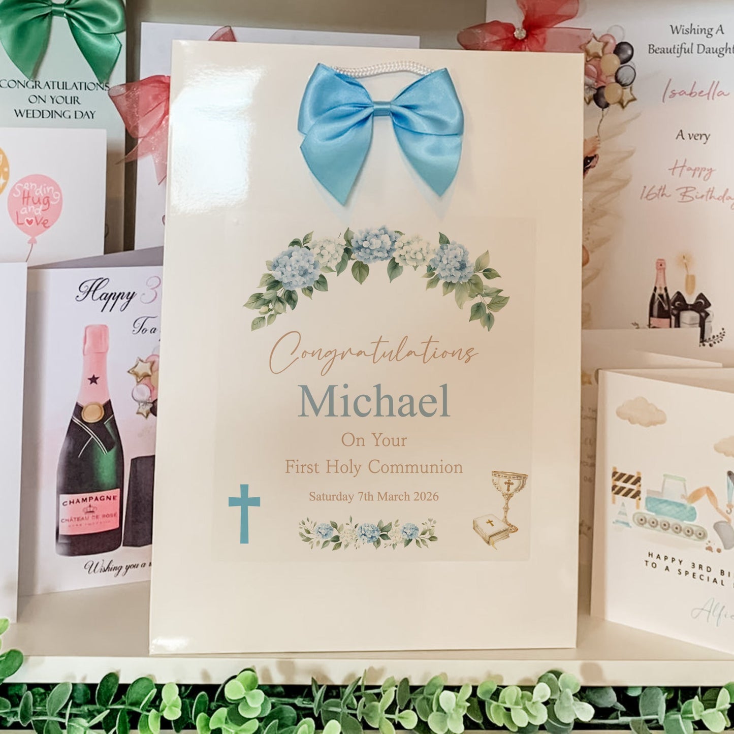 First Holy Communion Gift Bag Personalised with Child’s Name