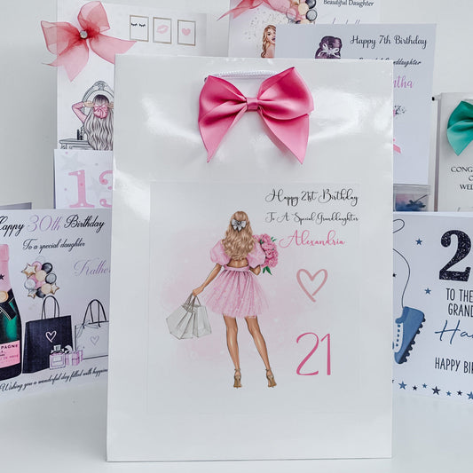 Personalised Birthday Gift Bag For Her