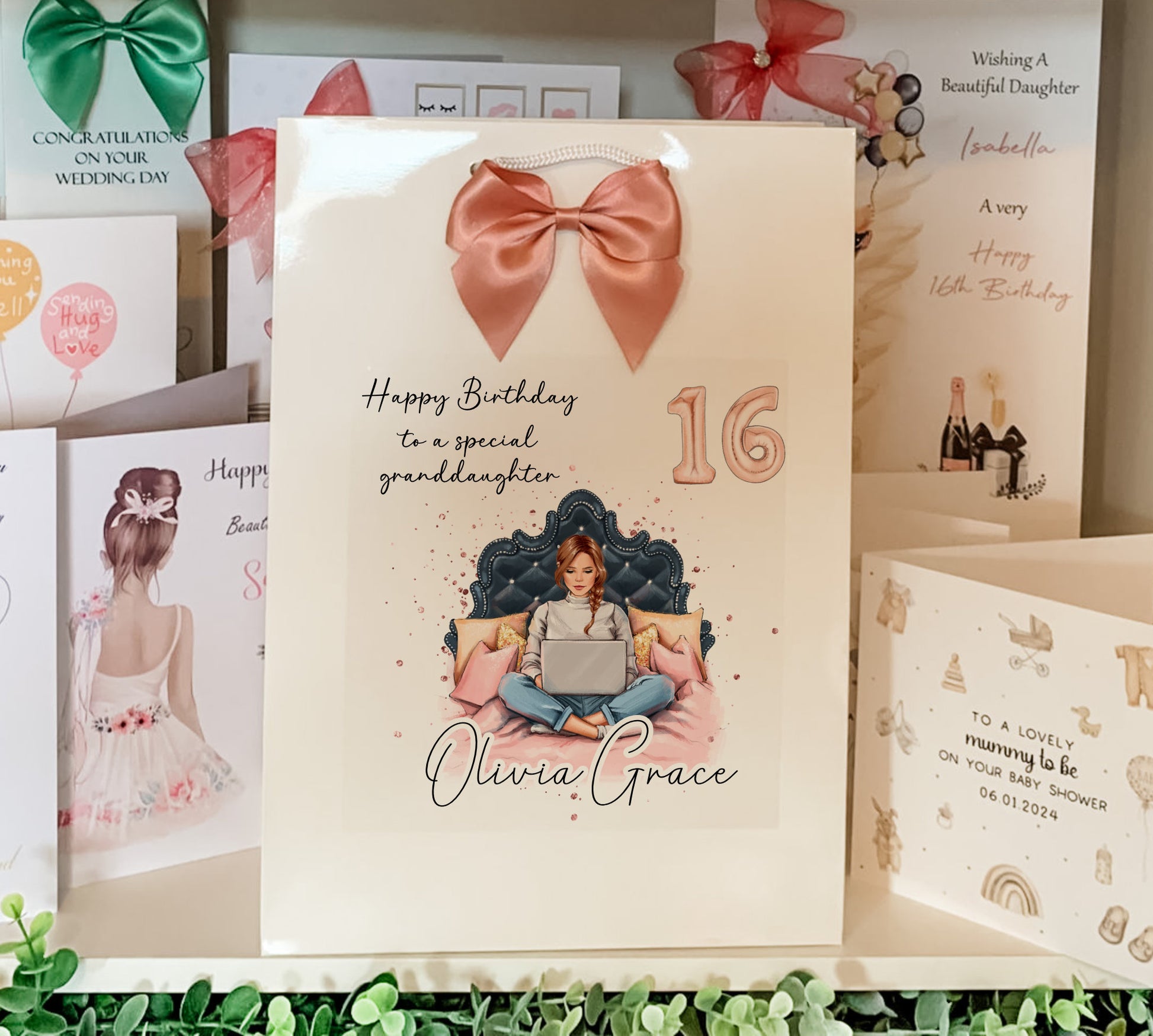 Personalised Birthday Gift Bag For Her – Blossom Lane Cards Gifts