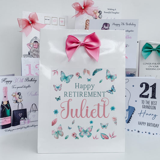 Butterlies Retirement Gift Bag