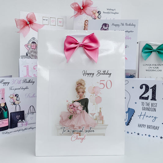 Personalised  Gift Bag – Elegant Custom Gift Bag for Special Occasions