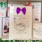 First Holy Communion Gift Bag, Lilac Flowers