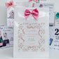 First Holy Communion Gift Bag, Pink Floral Bow