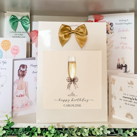 Personalised  Gift Bag Custom Personalised Gift Bag for Her