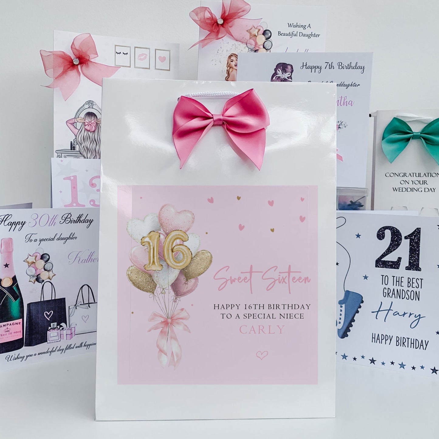 Personalised  Gift Bag Custom Personalised Gift Bag for Her