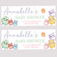 Personalised Baby Shower Party Banner Little Monster is on the way