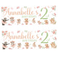 Animal Ballerinas Birthday Party Banner Personalised