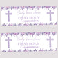 First Holy Communion Party Banner, Personalised with Name