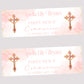 First Holy Communion Party Banner, Personalised with Name