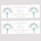 First Holy Communion Party Banner, Personalised with Name