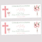 First Holy Communion Party Banner, Personalised with Name