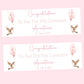 First Holy Communion Party Banner, Personalised with Name