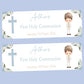 First Holy Communion Party Banner, Personalised with Name