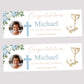 First Holy Communion Party Banner, Personalised with Name