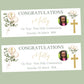 First Holy Communion Party Banner, Personalised with Name