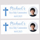 Blue Cross First Holy Communion Party Banner
