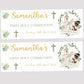 Girls Floral First Holy Communion Party Banner