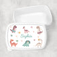 Pesonalised School, Nursery Snack Lunch Box Dinosaurs