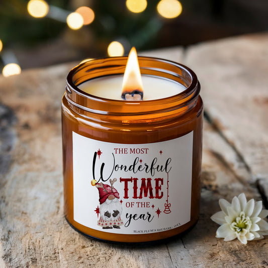Gonks Christmas Gift, Christmas Scented Candle, Stocking Filler, Gonk Lover Gift