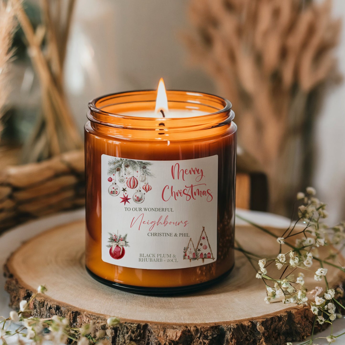 Christmas Scented Candle, Gift for Christmas, Stocking Filler, Gift For Friend