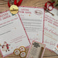 Personalised Elf I'm Back Arrival Pack, Nice List Certificate, Letter to & from Santa – Santa Reindeer Design
