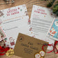 Personalised Elf I'm Back Arrival Pack, Nice List Certificate, Letter to & from Santa – Santa Snowman Reindeer Design