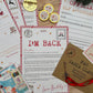 Personalised Elf I'm Back Arrival Pack, Nice List Certificate, Letter to & from Santa - Elf Gamer Design