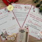 Personalised Elf I'm Back Arrival Pack, Nice List Certificate, Letter to & from Santa - Elf Gamer Design