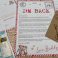 Personalised Elf I'm Back Arrival Pack, Nice List Certificate, Letter to & from Santa - Elf Gamer Design