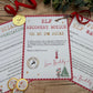 Personalised Elf I'm Back Arrival Pack, Nice List Certificate, Letter to & from Santa - Santa & Elves