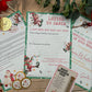 Personalised Elf I'm Back Arrival Pack, Nice List Certificate, Letter to & from Santa - Swinging Elves
